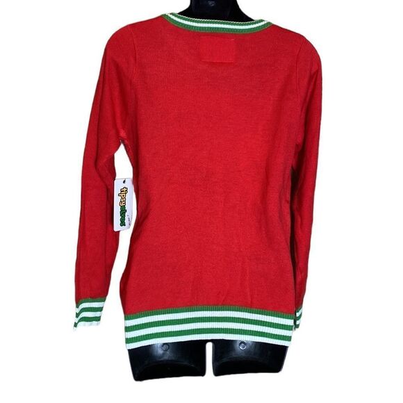 Tipsy elves womens go elf yourself ugly Christmas sweater new small funny - Picture 5 of 5